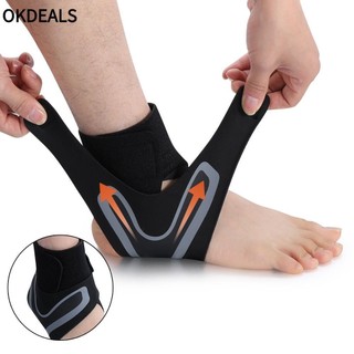 OKDEALS Đai Quấn Bảo Vệ Mắt Cá Chân Co Giãn Thoáng Khí Gọn Nhẹ Thoáng Khí An Toàn Cho Chơi Thể Thao