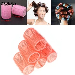 OKDEALS 6 Lô Cuốn Tóc Tạo Kiểu Đầy Đủ Kích Thước Màu Sắc Ngẫu Nhiên