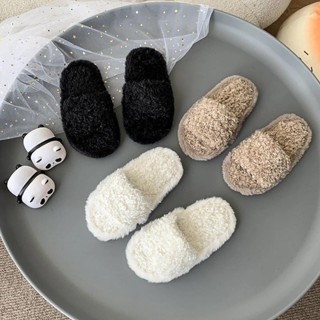  Mùa Đông 2024 Trẻ Em Mới Giữ Ấm Dép Cho Bé Gái Thời Trang Phong Cách Hàn Quốc Chống Trơn Trượt Bên Ngoài Giày Sang Trọng Đa Năng 