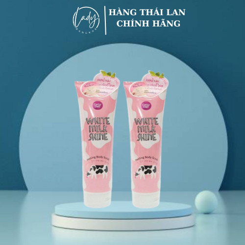 Tẩy Da Chết Sữa bò Cathy Doll White Milk Shine 320ml (Chỉ bán hàng Chính hãng)