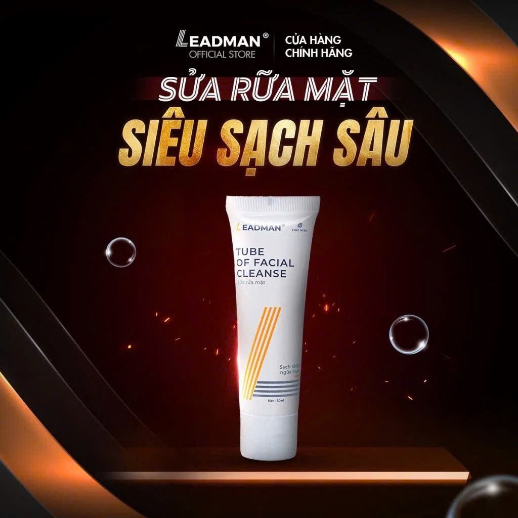 (Chính hãng) Bộ 5 SP LEADMAN - Sữa Tắm Gội 3in1 & Bọt Vệ Sinh & Xit Khử Mùi & Gel Vuốt Tóc & Sữa Rữa Mặt