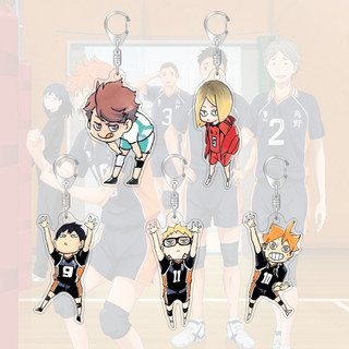 55mm Acrylic Móc Khóa Haikyuu Kenma Carton Anime Xung Quanh Túi Mặt Dây Chuyền Móc Chìa Khóa