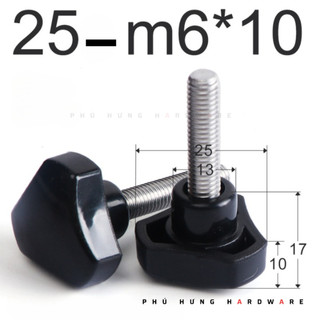 [HCM] Combo 10 Núm vặn tam giác M6.