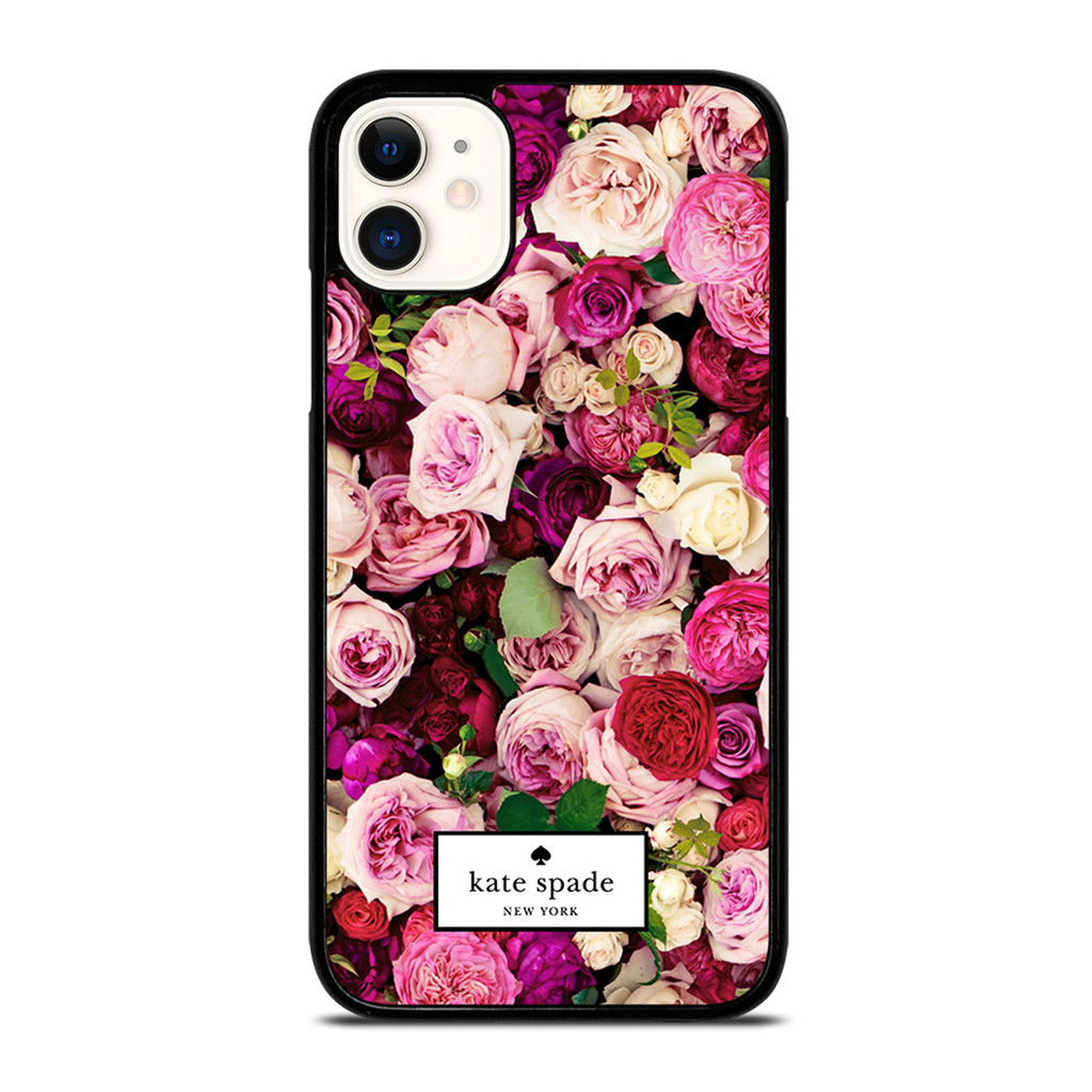 Katespade FLOWER IPhone 16 Pro Max 6.7 Inch 2024 Ốp Lưng Màu Đen Cho IPhone 16 IPhone 16 Pro IPhone 