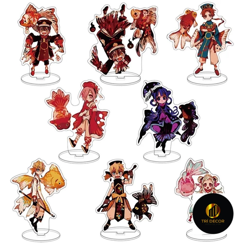 Mô hình Standee Jibaku Shounen Hanako Kun "Cậu" ma nhà xí Hanako Ạnime Phụ kiện trang trí để bàn góc