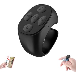 Điều khiển từ xa Bluetooth không dây đầu ngón tay, Vòng điều khiển trang lật từ xa đầu ngón tay, Trang ứng dụng điều khiển từ xa Turner Camera có thể sạc lại từ xa cho điện thoại Máy tính bảng