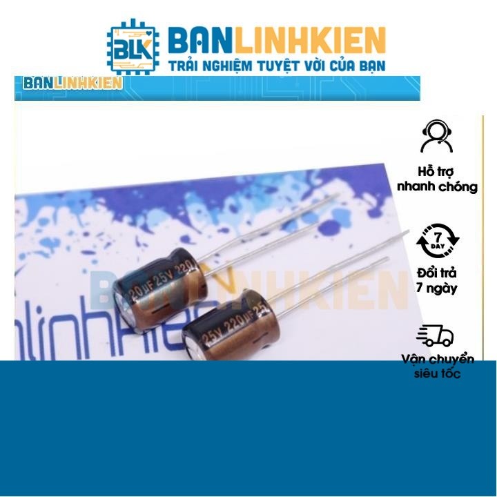 Tụ Hóa 220uF 25V, 35V, 220V
