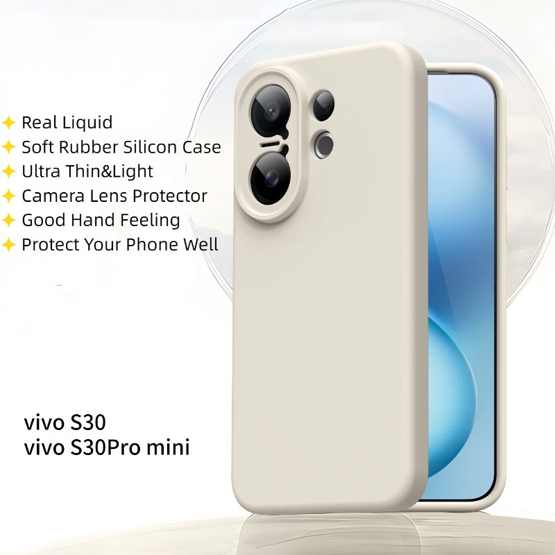 Dành Cho Vivo S30 Pro Mini S30 Ốp Lưng Cao Su Mềm Siêu Mỏng Cao Su Silicon Vỏ Điện Thoại Cho Vivo X2