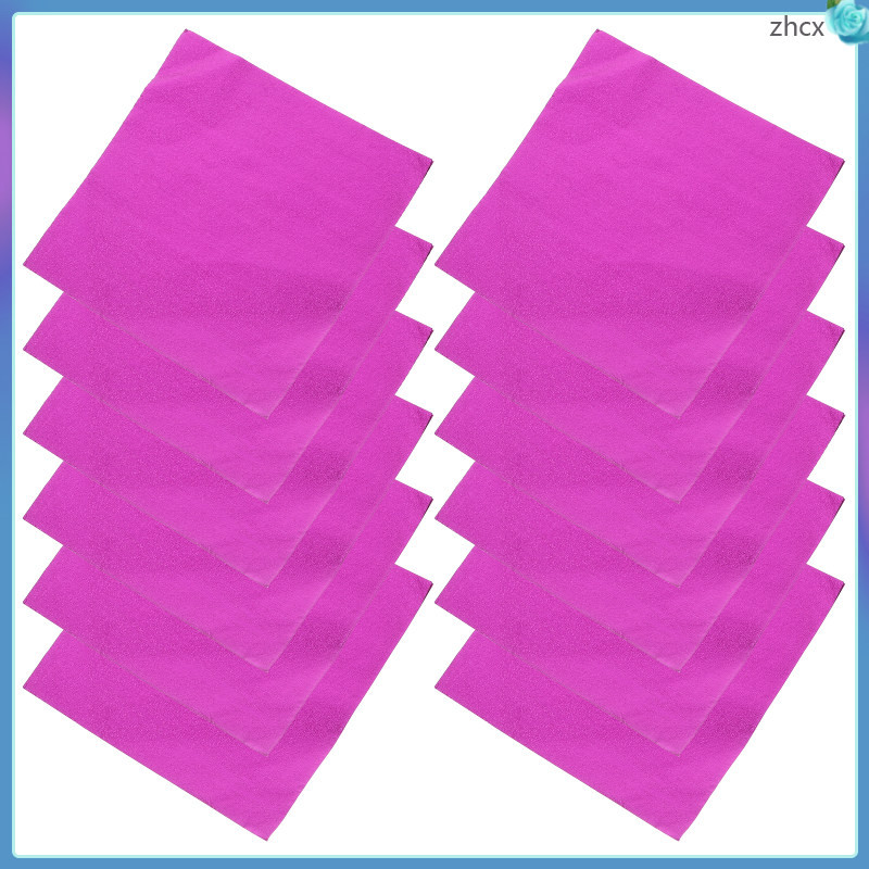 100 Chiếc Bao Bì Sô Cô La Giấy Gói Kẹo Bọc Giấy 15.00X15.00X0.10CM Rosy Nhôm zhihuicx
