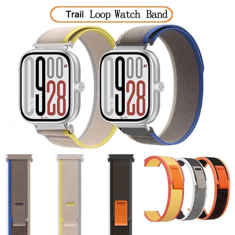 Dây đeo Nylon Trail cho Redmi Watch 6 5 4 / Xiaomi Band 8 9 Pro Miband 8 9 Pro Watch4 Watch5 Watch6 