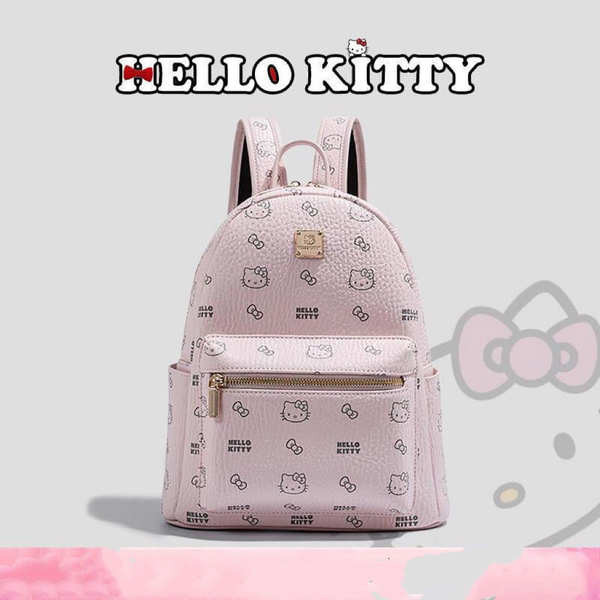 balo hello kitty balo girl phố hello kitty Balo nữ HelloKitty cặp sách học sinh giá trị cao gọn nhẹ 