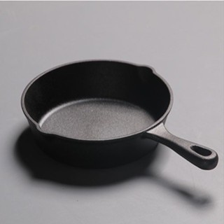 Chảo Gang Thô Đúc Thủ Công Kiểu Nhật Nguyên Khối Size 16/20/26/30cm Chống Dính Tự Nhiên