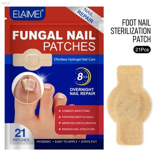  21   32 Chiếc Nấm Miếng Dán Móng Tay Sửa Chữa Hư Tổn Móng Tay Miếng Dán Cho Móng Tay Hư Tổn Chân Móng Tay Sửa Chữa 