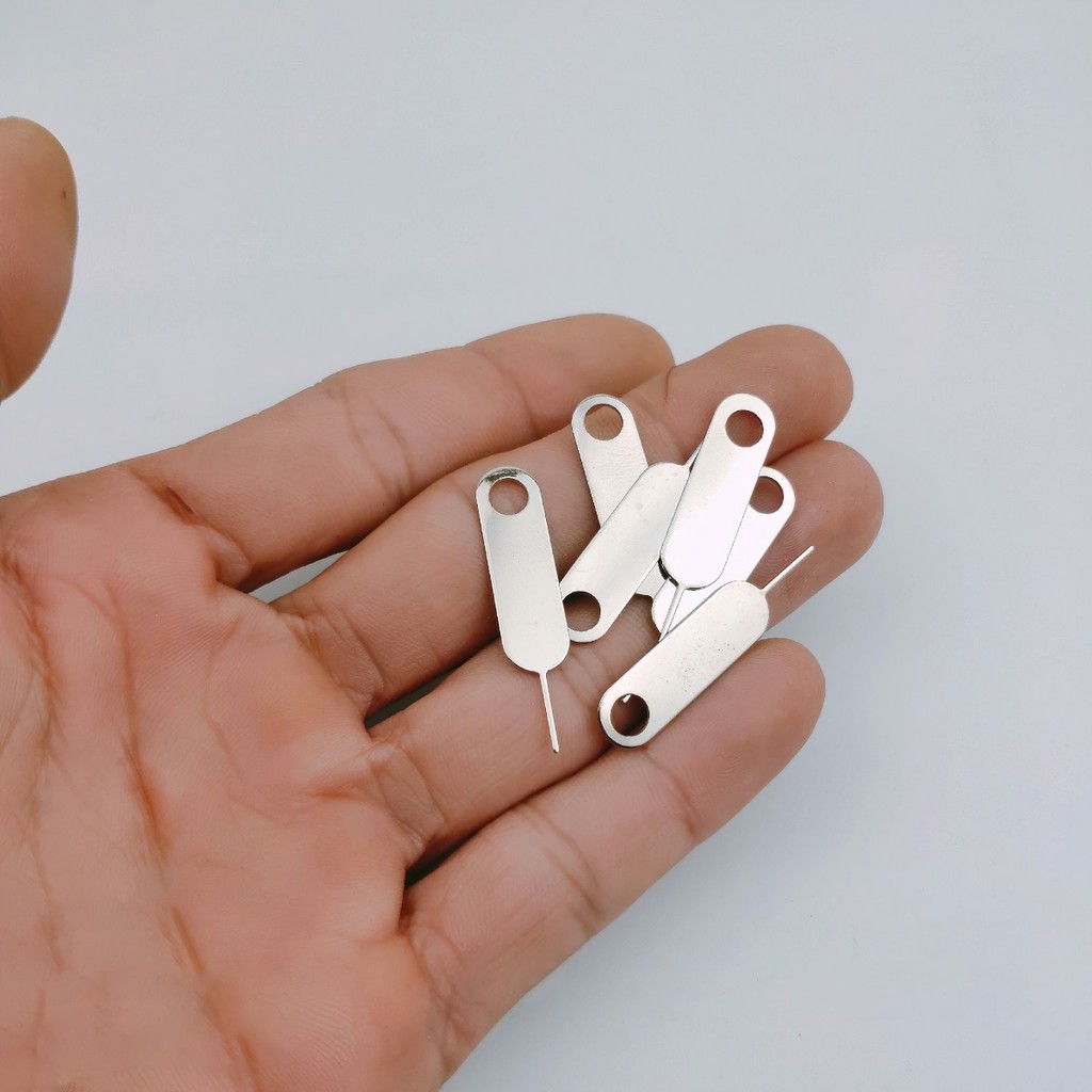 Que chọc sim S P bằng thép dùng lấy sim cho điện thoại，1 Chiếc-ALSIA