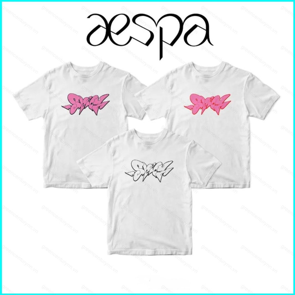 Áo Thun GN AESPA Spicy Cho Người Hâm Mộ Karina Giselle Winterning