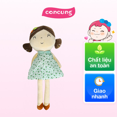 Búp bê nhồi bông Animo váy xanh hoa (TN)