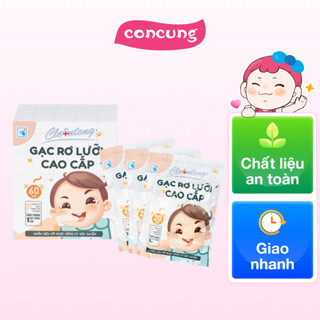 Gạc rơ lưỡi cao cấp CleAntong (PE, 60 cái/hộp)