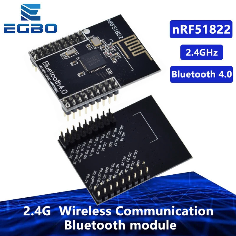 1 ~ 5 CÁI NRF51822 Mô-đun không dây 2.4G Mô-đun giao tiếp không dây Mô-đun Bluetooth / mô-đun zigbee