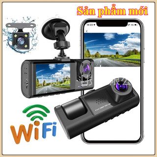 [Thanh Lý Xả Hàng]Camera hành trình 3 mắt full HD 1080P.Kết nối Wifi xem qua điện thoại.
