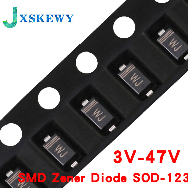 Chip Chính Hãng 100 Chiếc SMD Zener Diode SOD-123 BZT52C11 WG BZT52C12 WH BZT52C13 WI BZT52C15 WJ BZ