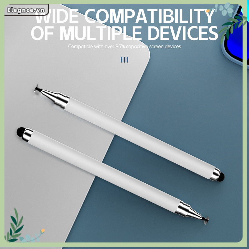【Elevn】Bút cảm ứng đầu silicon dạng đĩa  máy tính bảng  bút vẽ điện thoại  bút vẽ  bút cảm ứng hai đầu
