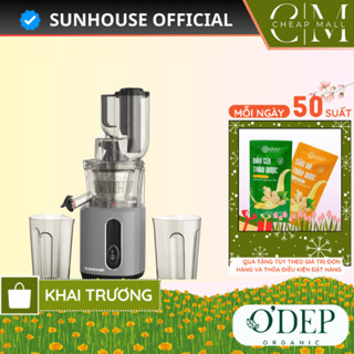 Máy ép chậm Sunhouse Chính hãng SHD5503 240W công nghệ lưới lọc PUREMAX ép trái cây kiệt bã - CHEAP CSA