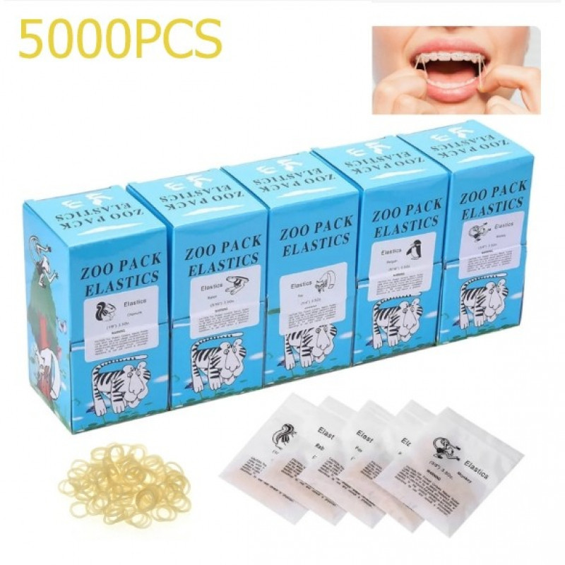 5000 miếng, 6,5 ounce / 4,5 .oz / 3,5 ounce, cao su, E LASTICS, chỉnh nha, vườn thú, linh hoạt, 1 / 