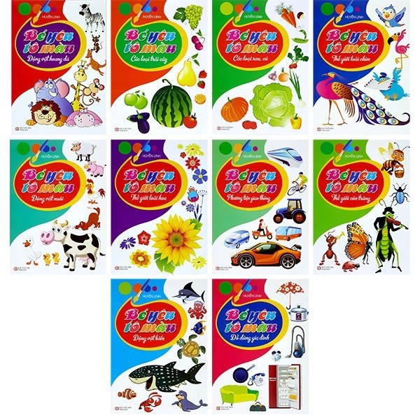 Sách - Bộ Bé Yêu Tô Màu (Bộ 10 Cuốn)