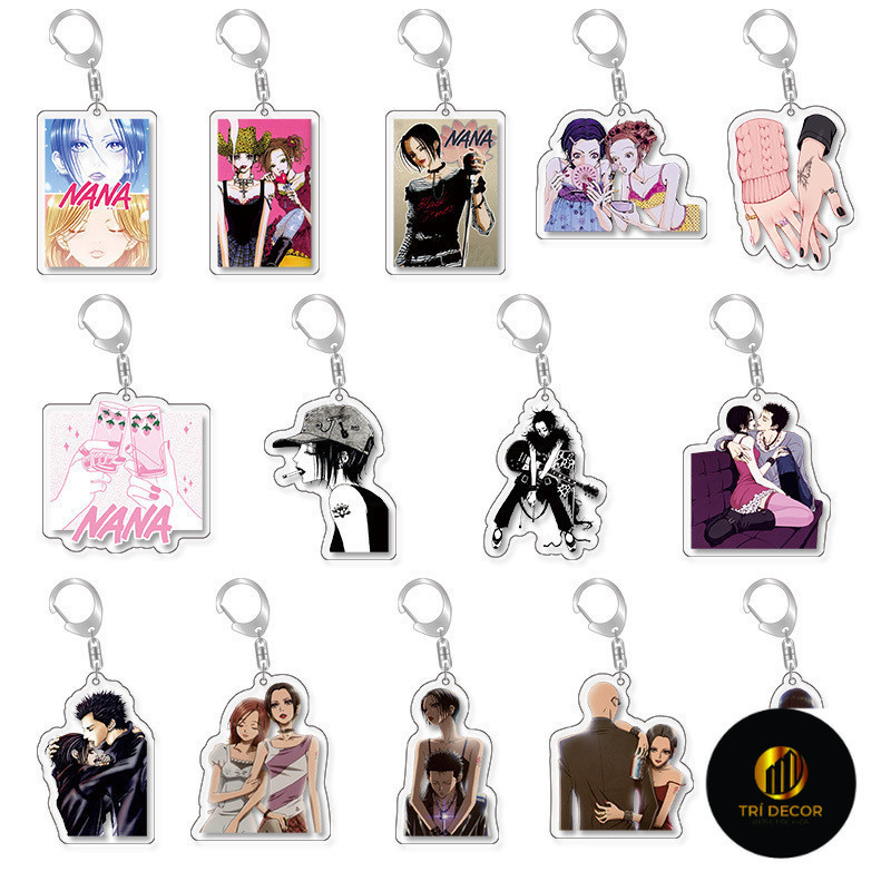 Móc Khoá, Standee, Tranh Kính Mô NANA Osaki Keychain Ai Yazawa Osaki Serizawa Reira Anime Trang Trí 