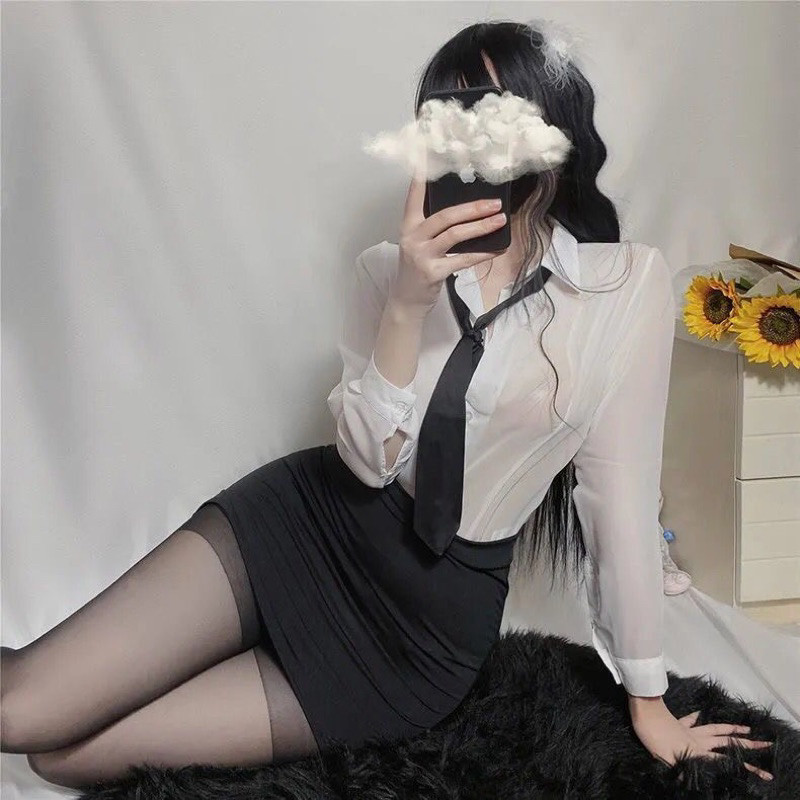 Cosplay Nữ Thư Ký Xinh Đẹp Gợi Cảm MS416 [CWEAR.SEXY_ĐỒ NGỦ & NỘI Y CAO CẤP]