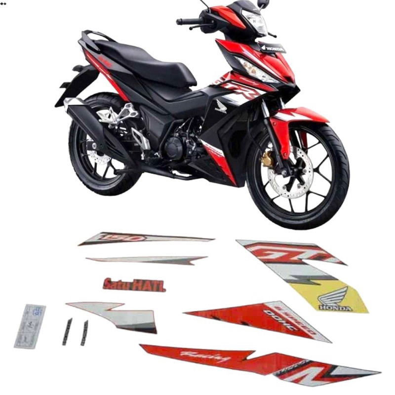 TEM GTR 150 ĐỎ ĐEN BÊN TRÁI / UP WINNER V1 ( ĐỜI 2021 ) / GTR 150
