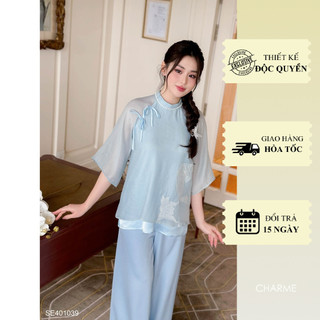 Bộ pháp phục đi lễ cổ ngọc Charme 401039