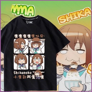 Ellen My Deer Friend Nokotan Torako Koshi Noko Shikanoko Cosplay vải 3D mùa hè Áo thun Anime tay ngắn hàng đầu