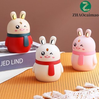 ZHAOcaimao tăm thỏ, Giá đỡ tăm thiết kế báo chí tự động, Trang trí bàn Hộp đựng tăm nhựa chống bụi Phòng khách