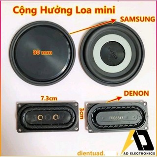 Cộng hưởng loa Denon mini samsung 8cm tháo máy diy loa bluetooth
