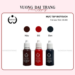 Mực tập BioTouch của Mỹ điêu khắc, phun mày môi dùng cho da giả 15ml