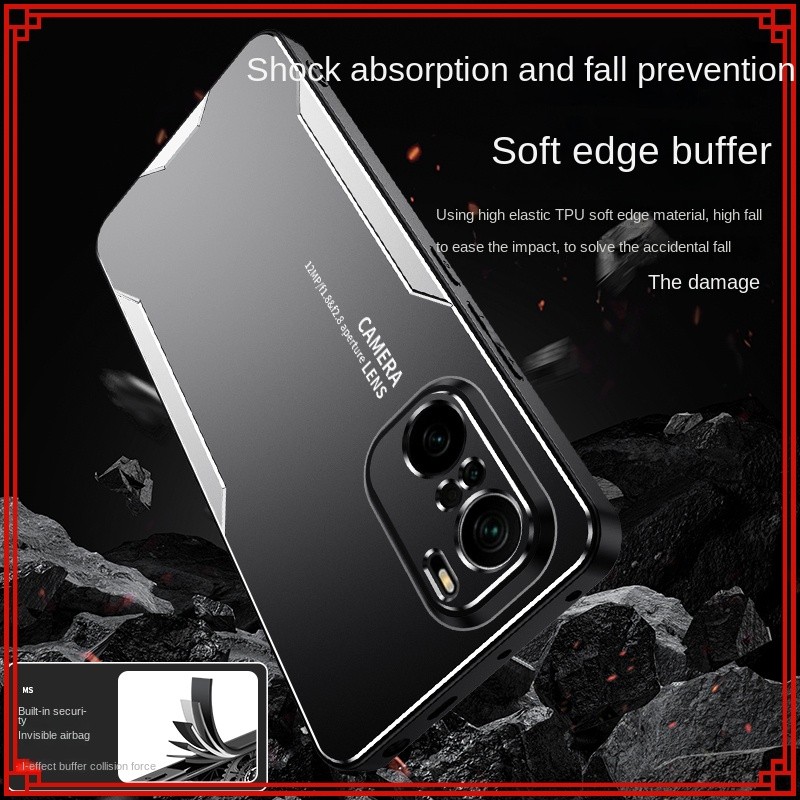 Ốp điện thoại mờ kim loại thích hợp cho Redmi K40 K30 K20 PRO K40S K40 Gaming Vỏ bảo vệ cứng chống rơi Bảo vệ camera trọn gói trọn gói