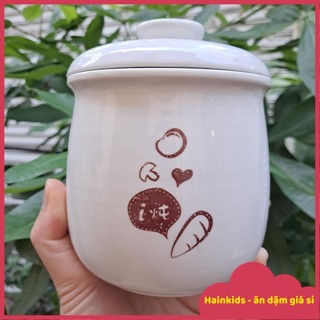 Phụ Kiện, Thố Sứ/Lõi Sứ 0.5 L, Lõi Sứ Nhỏ Nồi Bear-thố Sứ Nồi Nấu Cháo Chậm, Thố Sứ 0,5l Dùng Cho Nồi Bear 2l5 SUBE003