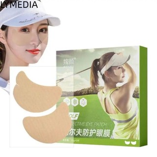 LYMEDIA Miếng Dán Chống Nắng, Gel Chống Nắng Golf Sunblock Gel UV Face Patches, Miếng Dán Mắt UV Fresh Jelly Dưỡng Ẩm Mắt Hoạt Động Ngoài Trời