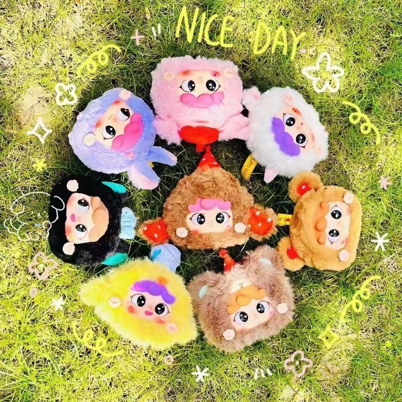 Migo Animal Party Plush Series Hộp mù Đồ chơi hợp thời trang Quà tặng búp bê