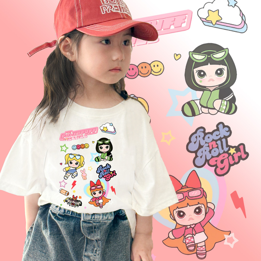 Áo thun ngắn tay Molly The Powerpuff Girls X dễ thương
