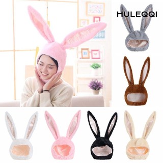 HULEQQI Thỏ Tai Mũ Trang Phục Trang Trí Sang Trọng Đầu Ấm Hơn Đạo Cụ Chụp Ảnh