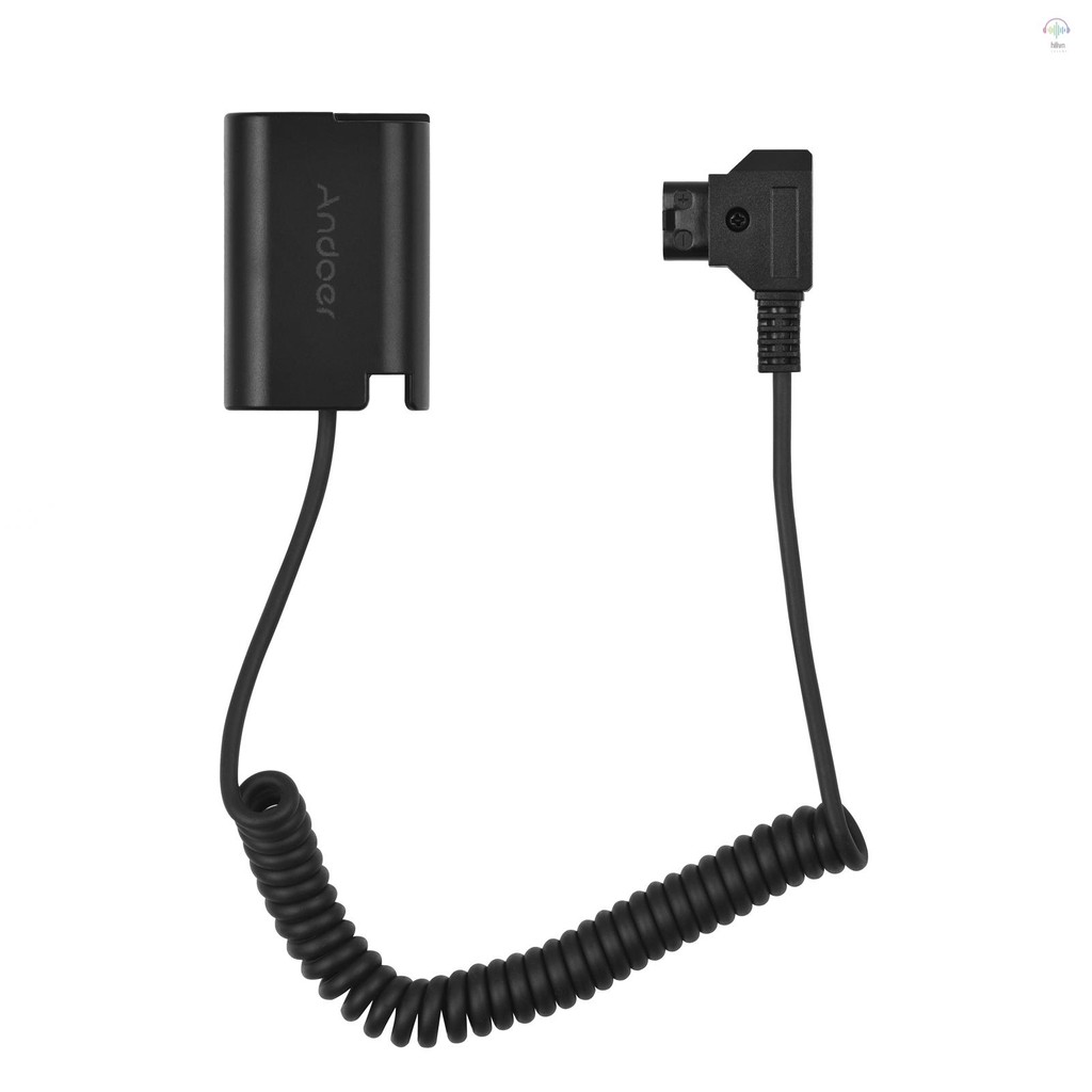 Andoer DMW-DCC17 Pin Giả Có Đầu Nối D-Tap Cáp Lò Xo D-Tap Sang DMW-BLK22 Phụ Kiện Khớp Nối Pin Giả T