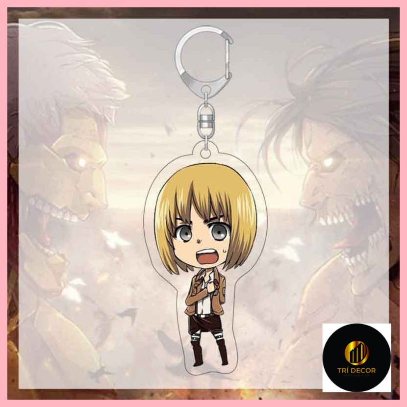 Móc khóa Tấn công Titan Eren Jaeger Carla Jaeger Mikasa · Ackerman Armin Arlert (Interlayer) Attack 