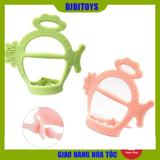 Gặm nướu đeo tay Silicon kèm hộp đựng dành cho bé từ 3 tháng tuổi
