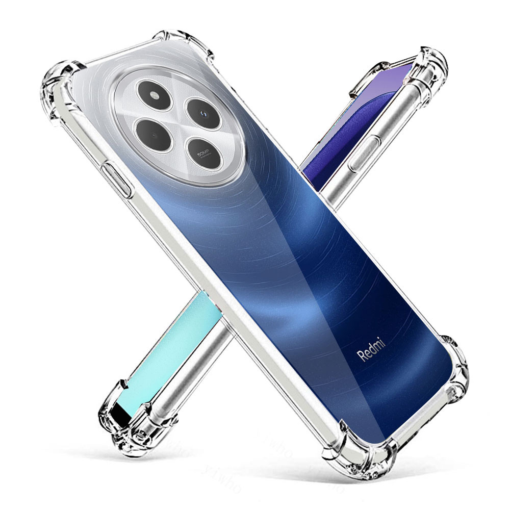 Dành Cho Redmi 14C Ốp Lưng Chống Sốc Silicon Trong Suốt Mềm Ốp lưng Xiaomi Poco C75 Redmi 14R Redmi14C Trong Suốt Túi Khí Bảo Vệ Mặt Sau
