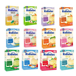 Bột ăn dặm Ridielac Gold Vinamilk đủ vị hộp giấy 200g