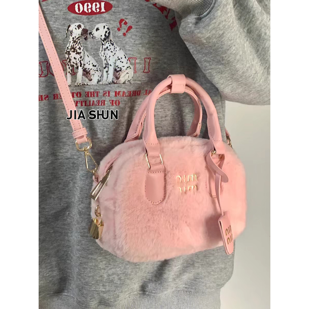 Jiashun Túi Boston cầm tay sang trọng dễ thương Túi đeo chéo đơn đa năng cao cấp mới