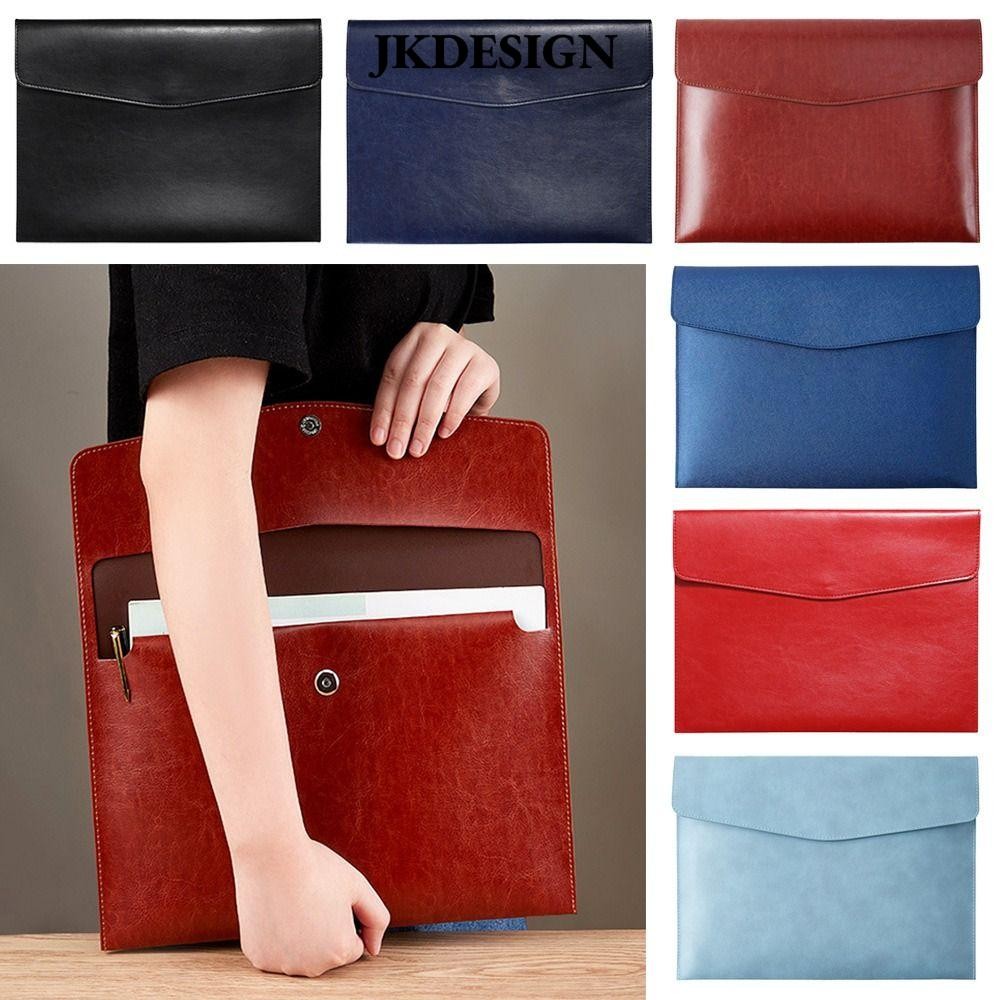 Jkdesign Cặp đôi Công suất lớn Tổ chức tài liệu Văn phòng phẩm Chống bụi Trường học Đồ dùng văn phòng Túi đựng hồ sơ