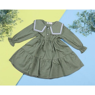 Váy thô Ofox cổ vuông LITIBABY 6/10 tuổi